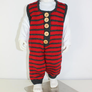 FREE Cloudborn Fibers Baby Stripe Dungarees