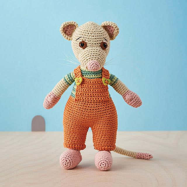 Bertie Mouse the Ami - Amigurumi Crochet Pattern