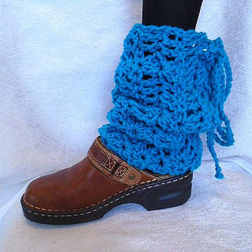 #840- Peacock Legwarmers