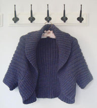 Aran Shrug Knitting Pattern