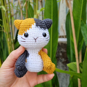 Crochet Calico Kitten, Crochet Calico Cat, Amigurumi Cat Crochet, Crochet Animals, Amigurumi Pattern