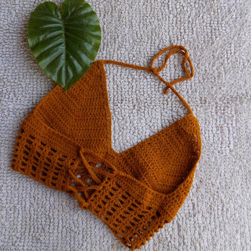 Simple crochet bralette || Marigold Bralette top