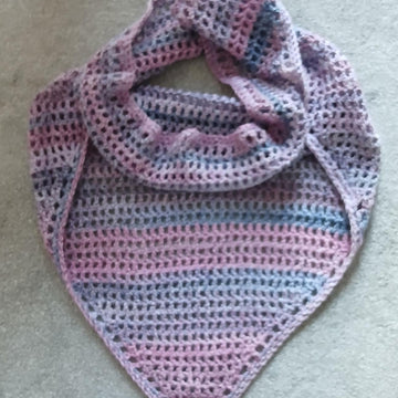 Blueberry Ice Shawl