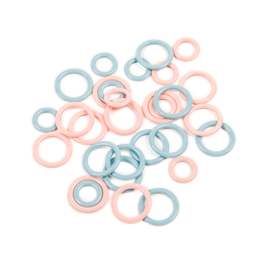 Clover Stitch Ring Markers