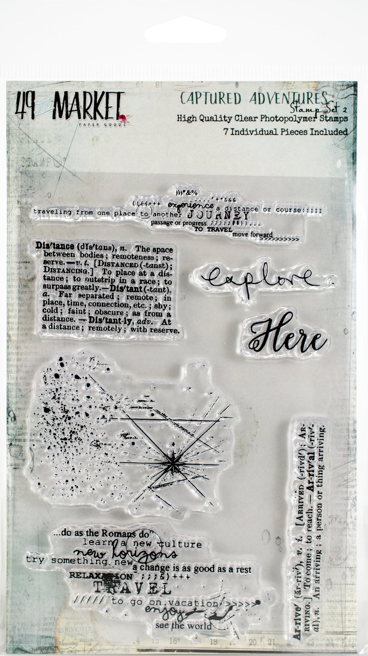 49 and Market Captured Adventure Stamp Set - Set 2