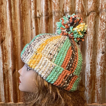 Lainey's Hat -- a loom knit pattern