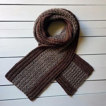 Mans Crochet Scarf Pattern: Your Man Tweeds a Crocheted Scarf!