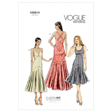 Vogue Misses' Dress V8814 - Sewing Pattern