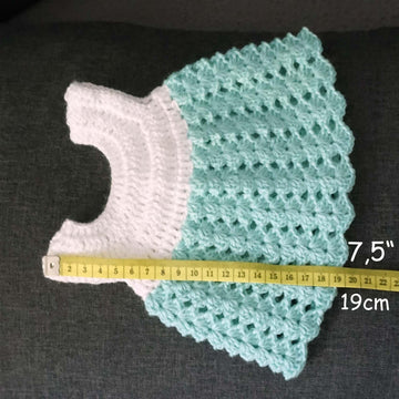 Crochet Pattern for the Ocean Vibes Doll Dress