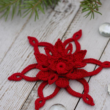 Pretty Poinsettia Ornament