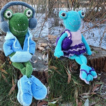 Crochet pattern Frog + crochet all clothes