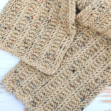 Tunisian Nautilus Mens Scarf