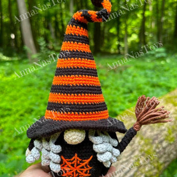 Halloween Witch with Broom