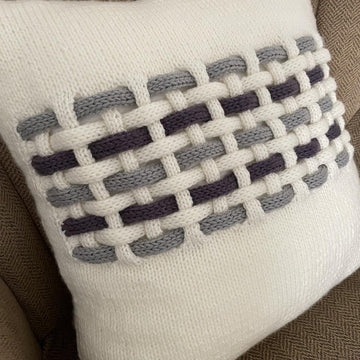 Warp and Weft Woven Pillow