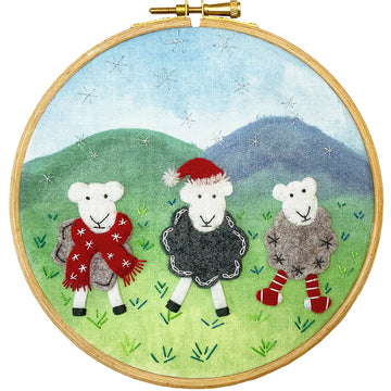 Bothy Threads Woolly Jumpers Embroidery/Needle Felting Kit - 15cm