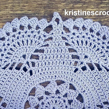 Sunset Flower Doily Written Pattern