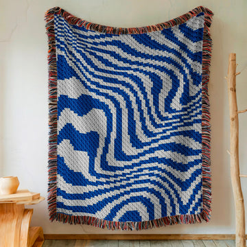 Bauhaus Illusion Blanket C2C Crochet Pattern