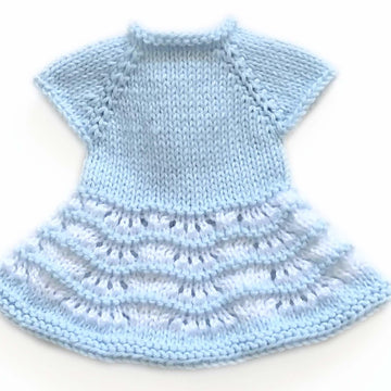 4 dolls dresses knitting pattern 19103