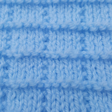 Blue Tile Moses Basket/Buggy/Baby Seat Blanket