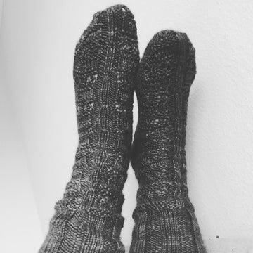 Mixture worsted socks