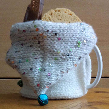 Festive Hoodie Mug Cozies Santa Elf Snowman Gingie