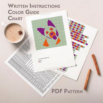 German Shepherd Blanket C2C Beginner-Friendly Throw CROCHET PATTERN Dog Face Stroller