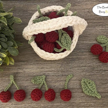 Cherries and basket