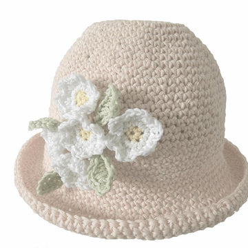 Cotton DK. Daisy Cloche Hat