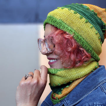 Spot my Stripes Hat and Cowl