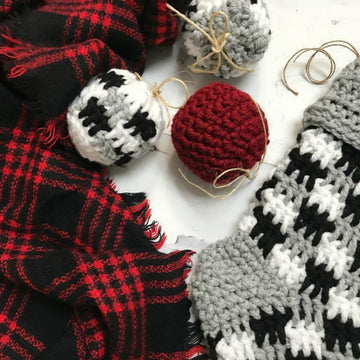 Rustic Farmhouse Plaid Stocking