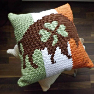 Buffalo Love Irish Pillow