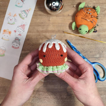 Gingerbread & Snowman Crochet Pattern Set
