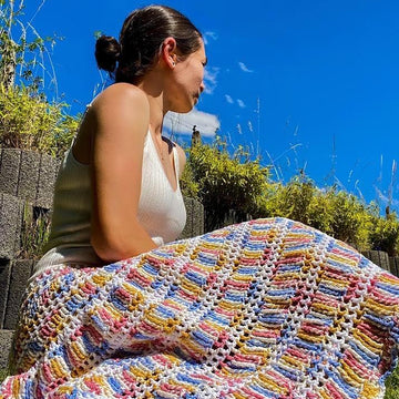 Striped Lace Skirt