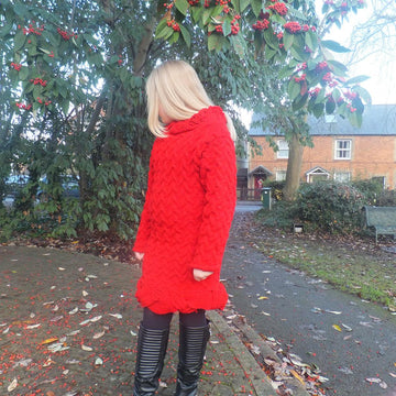 Festive Sweater Dress
