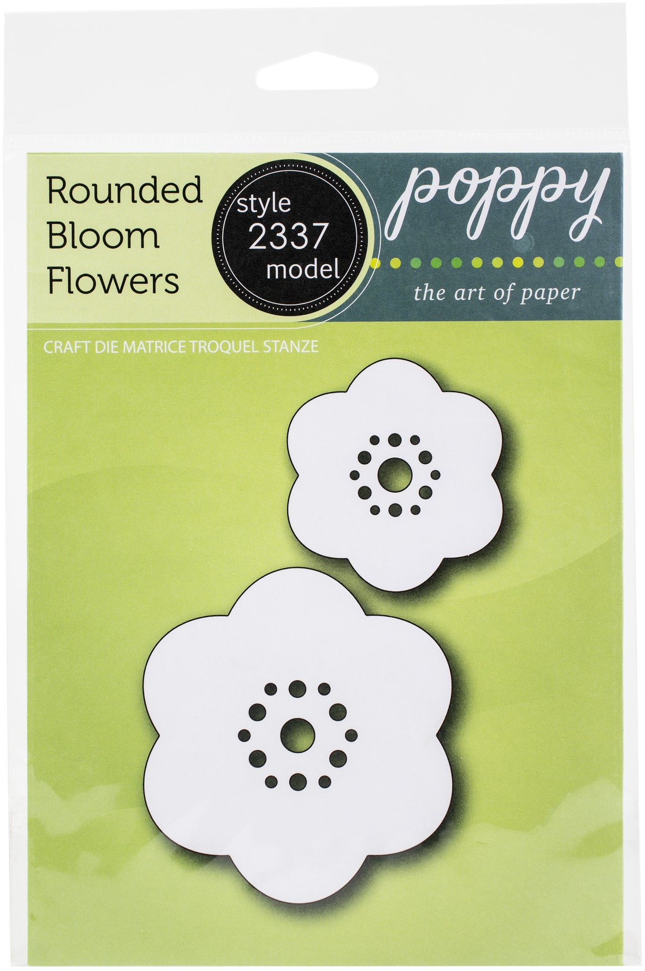 Memory Box Poppystamps Metal Dies - Rounded Bloom Flowers