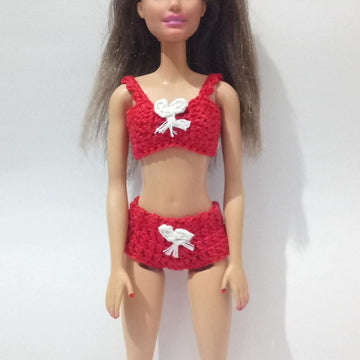 Paris Lingerie Crochet Pattern For Doll