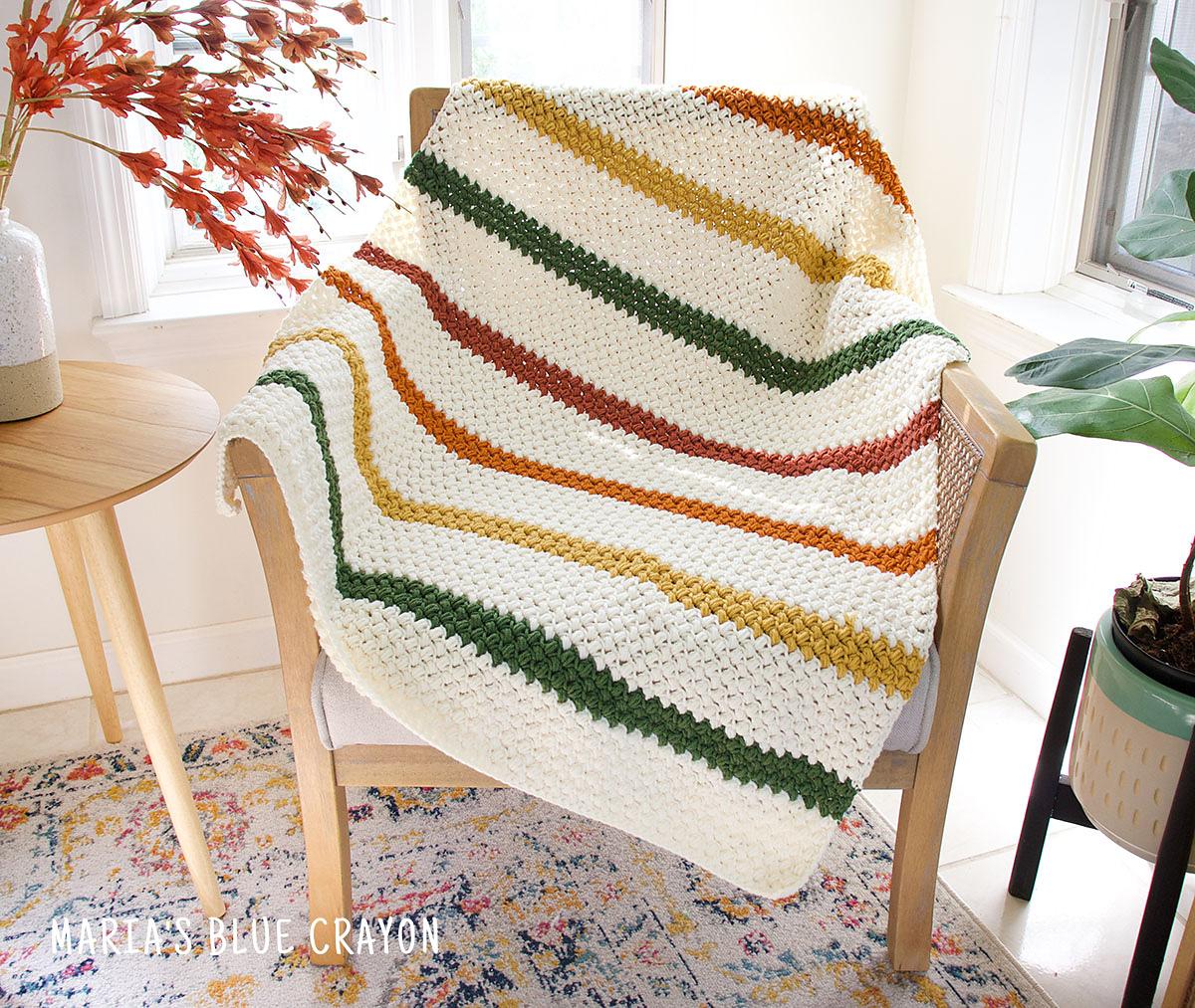 Bean Stitch Blanket