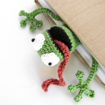 Frog Bookmark Crochet Pattern