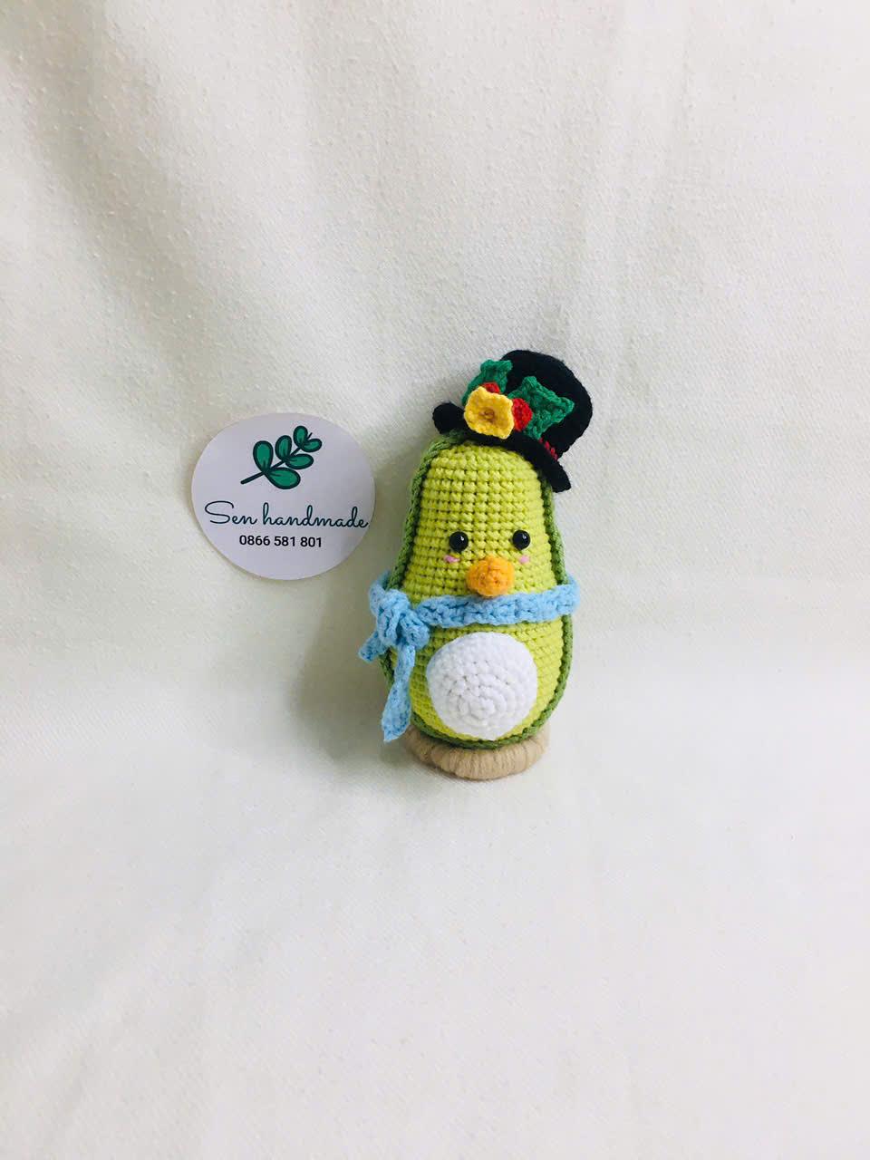 Snow Cado- crochet pattern- PDF file- English