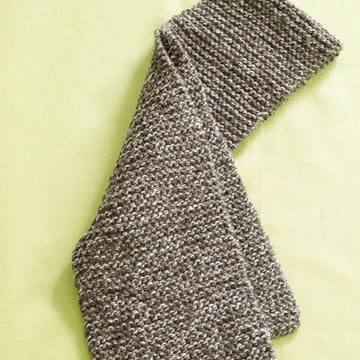 Rustic Tweed Scarf in Lion Brand Fishermen's Wool - 80954AD