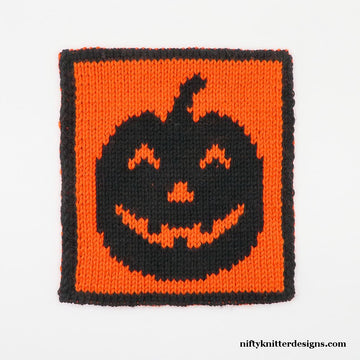 Halloween Pumpkin Potholder