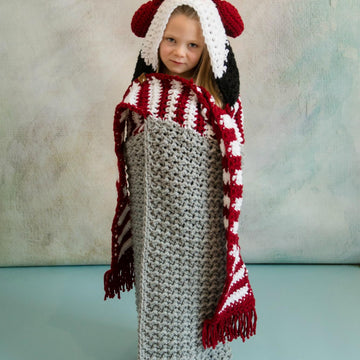 Hooded Penguin Blanket