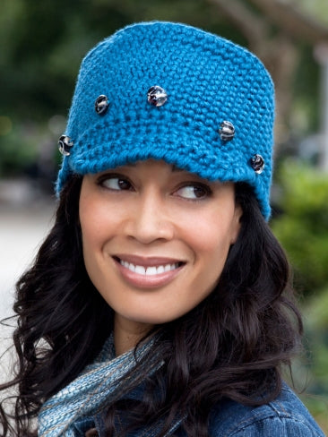 Visor Hat in Caron Simply Soft - Downloadable PDF