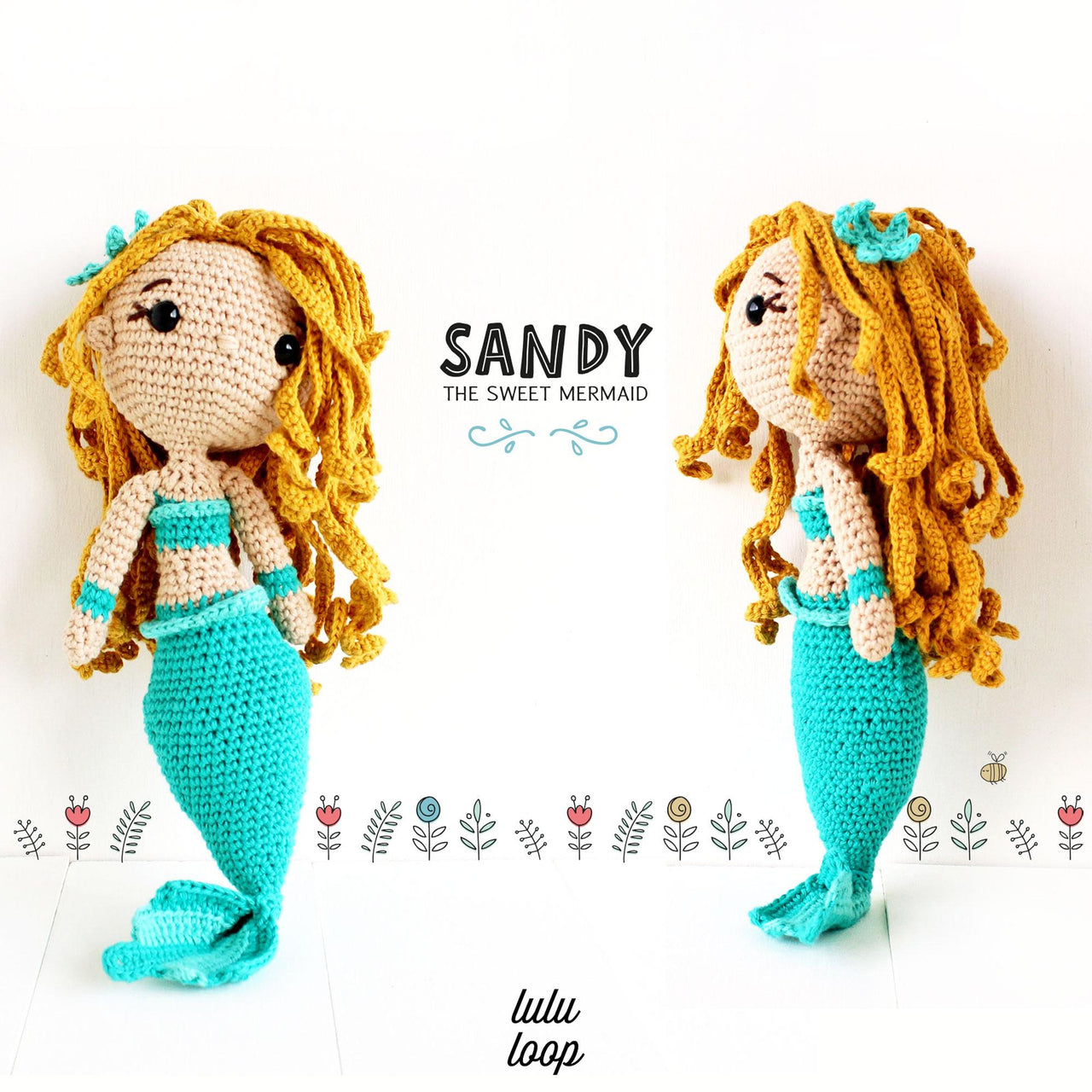 Mermaid Amigurumi Pattern Sandy Sweet