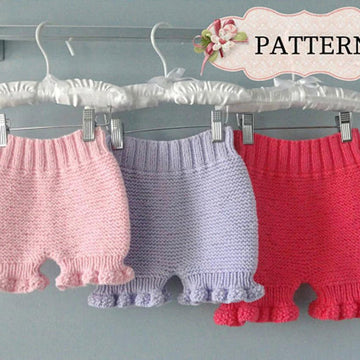 PATTERN Crochet Baby Dress Knitting Baby Bloomers