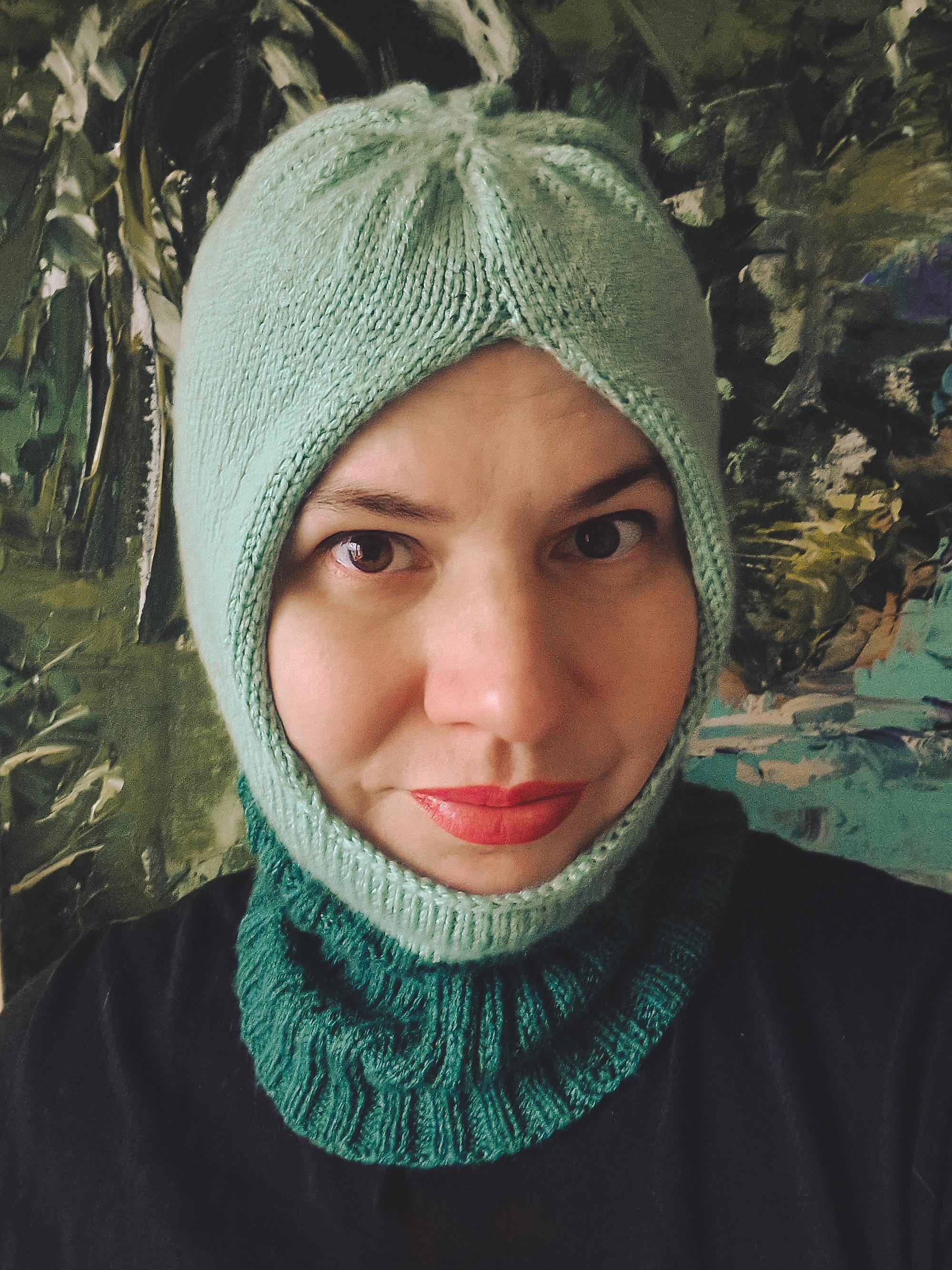TRU balaclava for DK yarn