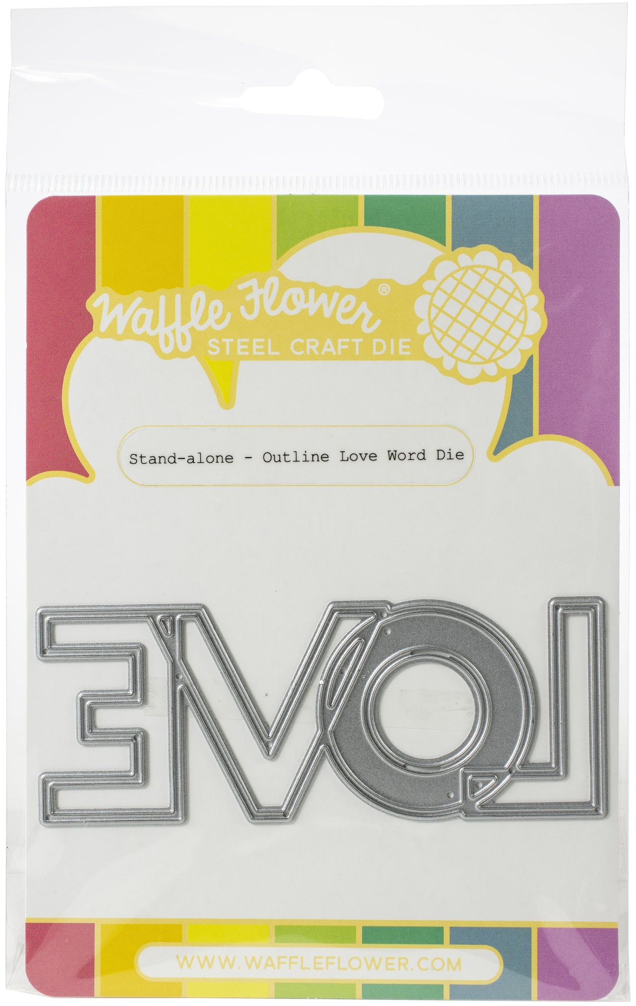 Waffle Flower Crafts Waffle Flower Die - Outline Love Word