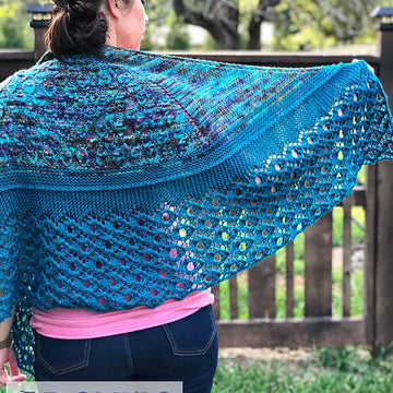 Peacock Feather Shawl