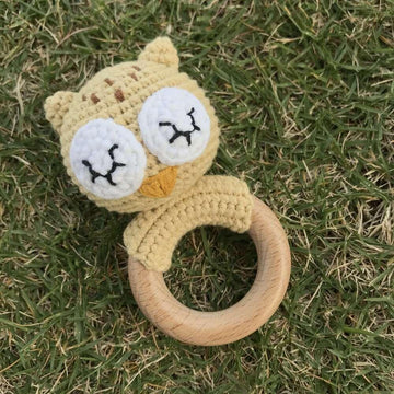 Crochet Patterns,Crochet Rattle Patterns 4 in 1: Bear, Owl, Panda and Penguin,Amigurumi Crochet,Easy Crochet Patterns for Beginners