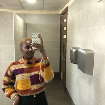 Tetris Crochet Sweater